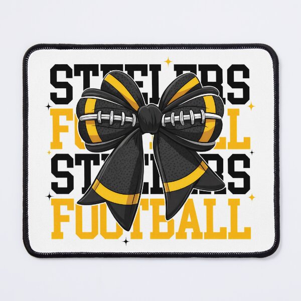 Item preview, Black and Gold Football Bow Steelers Fan Graphic designed and sold by JudyJenni82877.