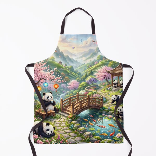 Item preview, Peaceful Panda Haven Cherry Blossom Garden designed and sold by Herodestroyer.
