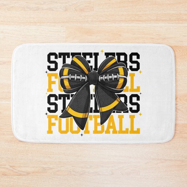 Item preview, Black and Gold Football Bow Steelers Fan Graphic designed and sold by JudyJenni82877.