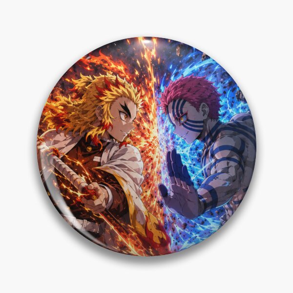 Item preview, Rengoku Vs Akaza designed and sold by jinwooo.