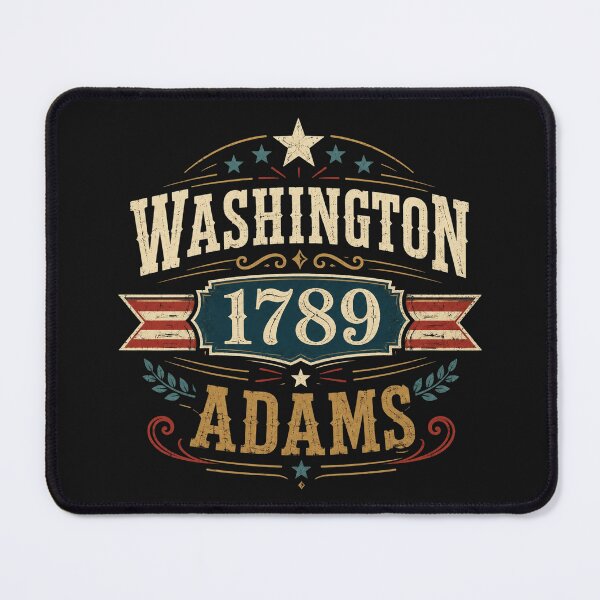 Item preview, Washington 1789 Adams Vintage designed and sold by TrendyThreadsCo.