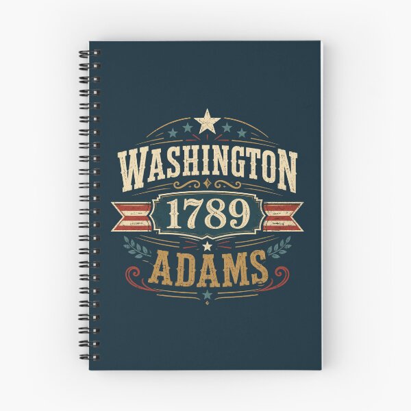 Item preview, Washington 1789 Adams Vintage designed and sold by TrendyThreadsCo.
