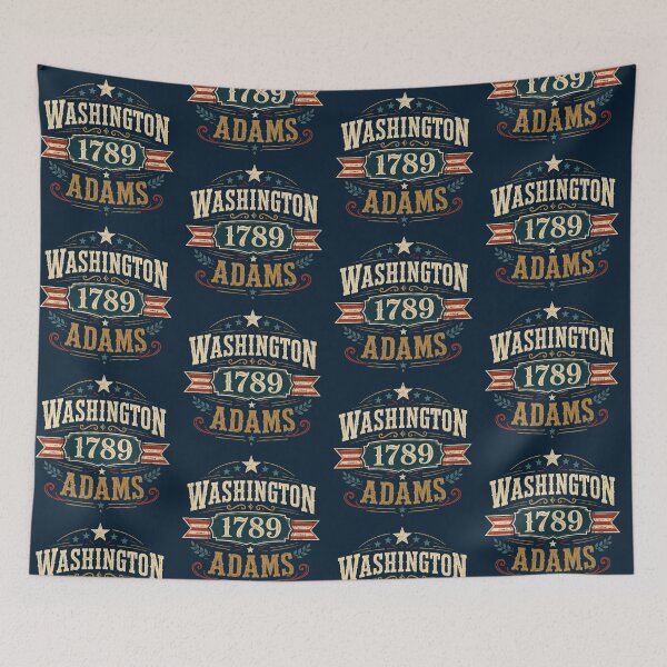 Item preview, Washington 1789 Adams Vintage designed and sold by TrendyThreadsCo.