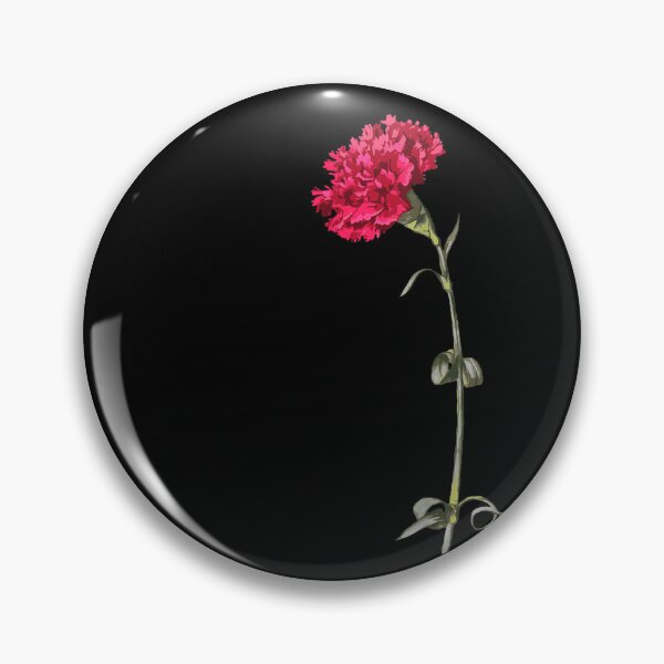 Item preview, Carnations Single Stem Red Flowers designed and sold by goombi-creative.