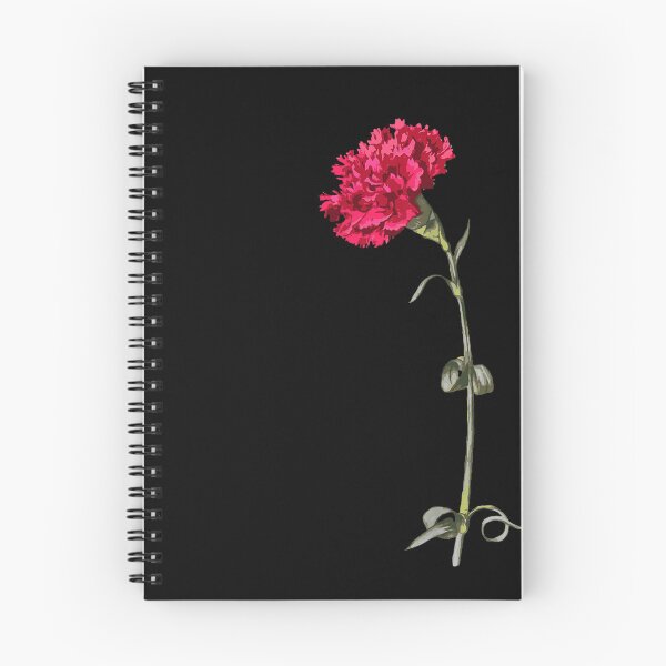 Item preview, Carnations Single Stem Red Flowers designed and sold by goombi-creative.