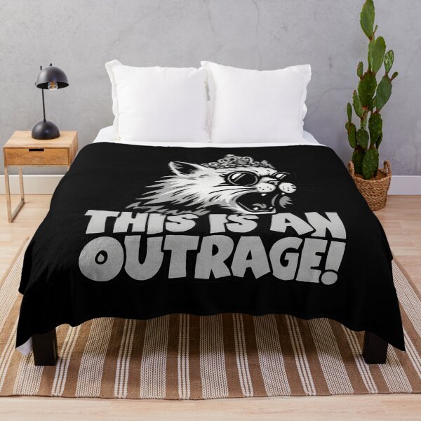 Item preview, Dungeon Crawler Carl Tshirts Dungeon-Crawler-Carl Funny Quote This Is An Outrage! designed and sold by Dibarassi.