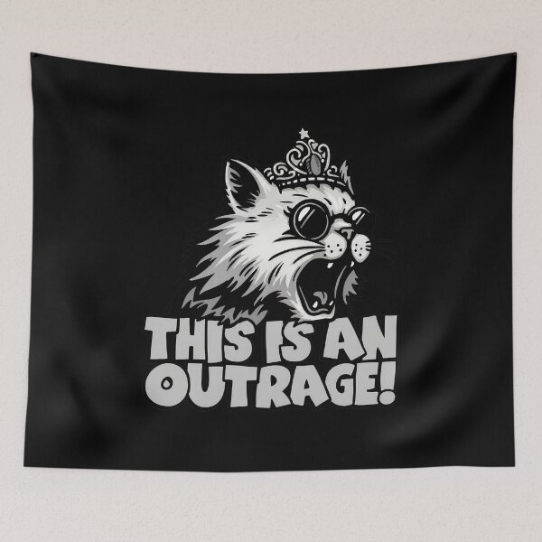 Item preview, Dungeon Crawler Carl Tshirts Dungeon-Crawler-Carl Funny Quote This Is An Outrage! designed and sold by Dibarassi.