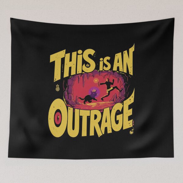 Item preview, Dungeon Crawler Carl Tshirts Dungeon-Crawler-Carl Quote This Is An Outrage designed and sold by Dibarassi.