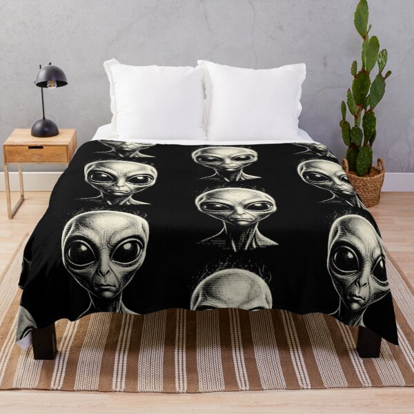 Item preview, Ascii Alien Head Extraterrestrial Sci-Fi Art designed and sold by d247.