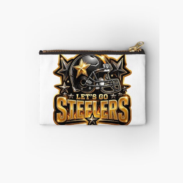 Item preview, Lets Go Steelers Black and Gold Helmet Star Graphic designed and sold by DianaBrow72120.