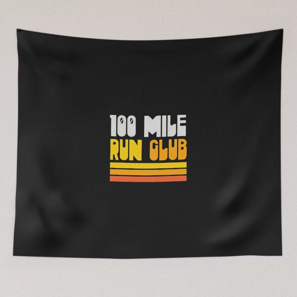 Item preview, 100 Mile Run Club Retro Vintage Stripes designed and sold by Rodokbdjb.
