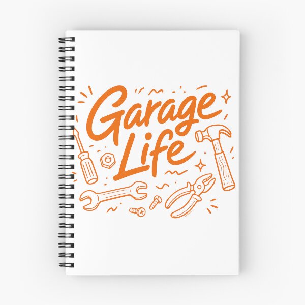 Item preview, Garage Life – Vintage Tool Script Design designed and sold by Automotive Art by Greg.