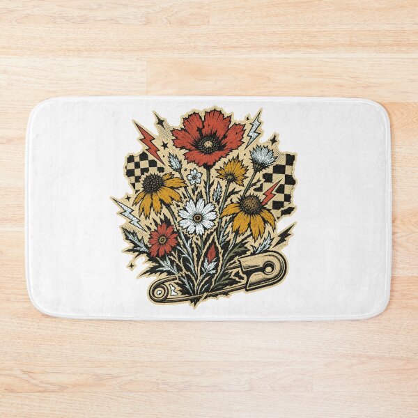 Item preview, Culture Punk Floral Checkerboard Flowers Alt Aesthetic designed and sold by Uglyandcute.