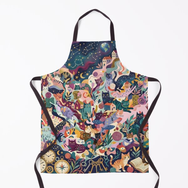 Item preview, Cosmic Celestial Cats Magical Universe Pattern designed and sold by Herodestroyer.