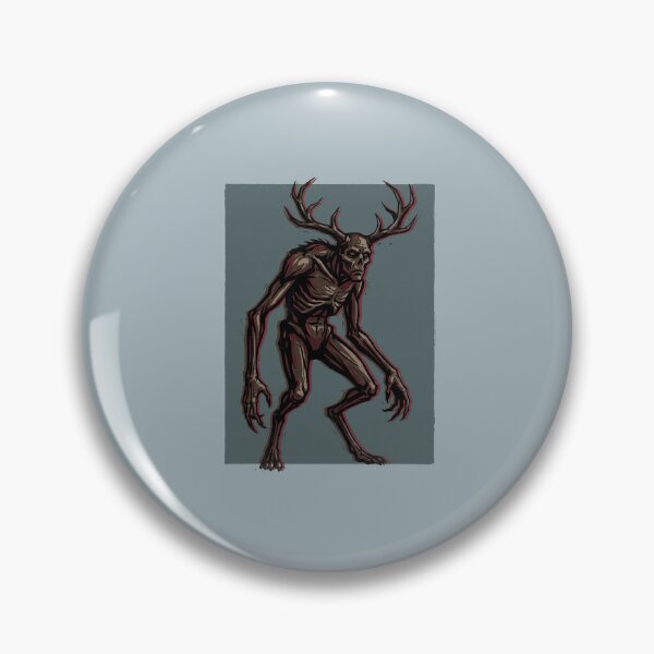 Item preview, Wendigo Cryptid Antlered Forest Monster Dark Horror Graphic designed and sold by KiwiRider.