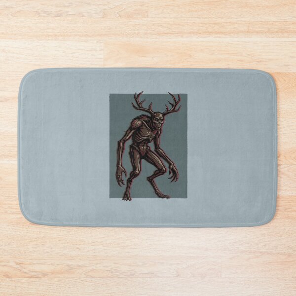 Item preview, Wendigo Cryptid Antlered Forest Monster Dark Horror Graphic designed and sold by KiwiRider.
