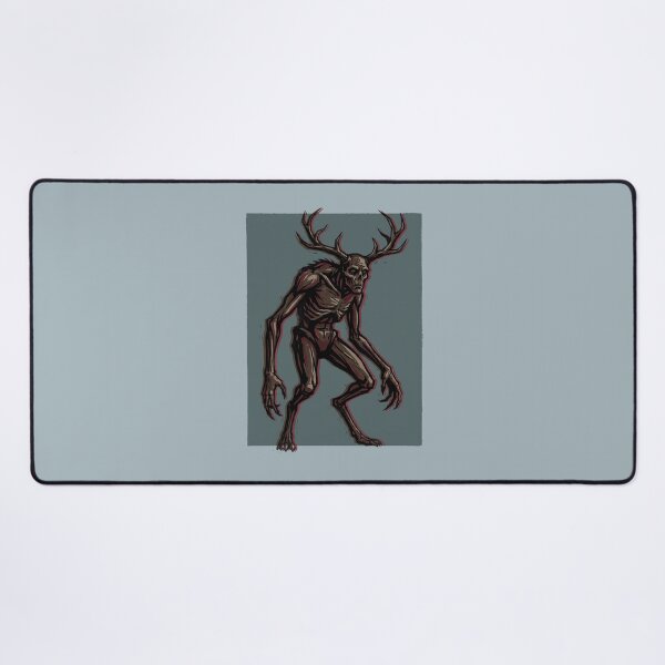 Item preview, Wendigo Cryptid Antlered Forest Monster Dark Horror Graphic designed and sold by KiwiRider.