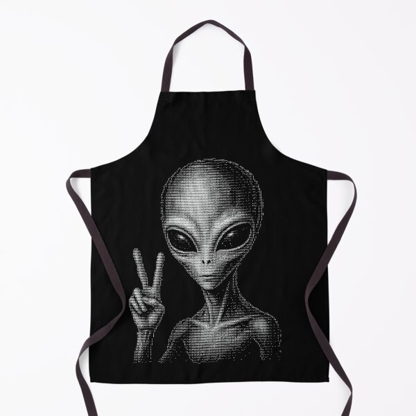 Item preview, Alien Peace Sign Ascii Extraterrestrial Art designed and sold by d247.