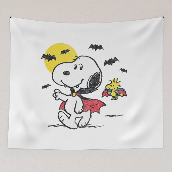 Item preview, snoopy peanuts vampire snoopy woodstock moonlit mischief halloween magic designed and sold by TrentonJay2.
