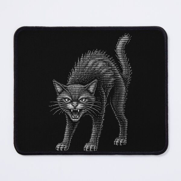 Item preview, Hissing Cat Ascii Art Retro Feline Programmer designed and sold by d247.