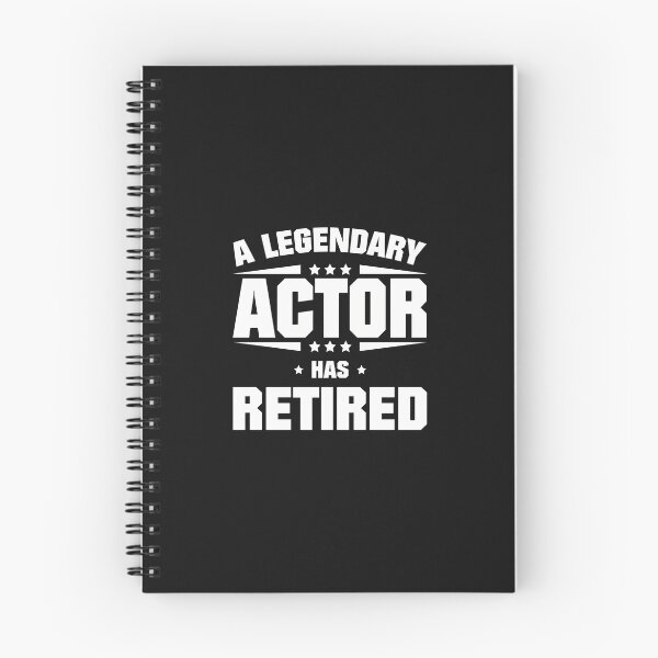 Item preview, A Legendary Actor Has Retired Announcement designed and sold by Rodokbdjb.