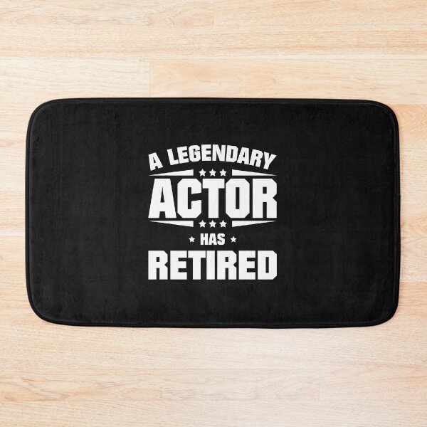 Item preview, A Legendary Actor Has Retired Announcement designed and sold by Rodokbdjb.