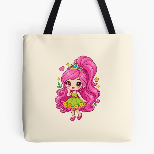Item preview, Petal Princess – Pink Hair Kawaii Chibi Girl designed and sold by Tiger Mochi Club.