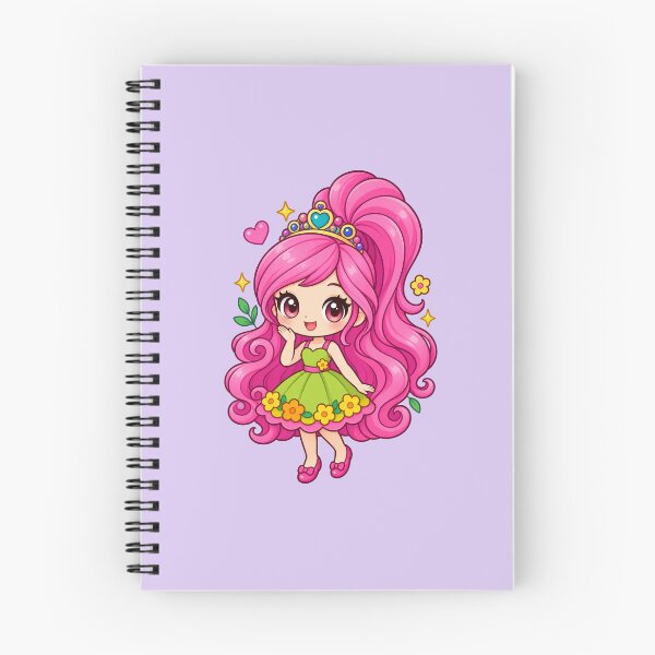 Item preview, Petal Princess – Pink Hair Kawaii Chibi Girl designed and sold by Tiger Mochi Club.