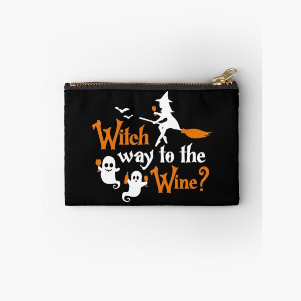Item preview, Witch Way To The Wine Funny Halloween designed and sold by Eh Plus Designs.