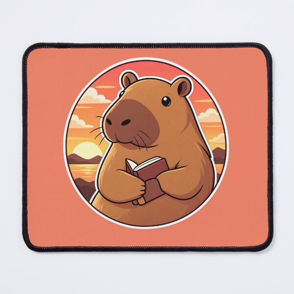 Item preview, Cute Capybara Reading a Book designed and sold by Hari Arts.