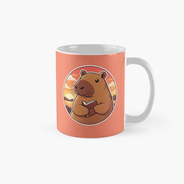 Item preview, Cute Capybara Reading a Book designed and sold by Hari Arts.