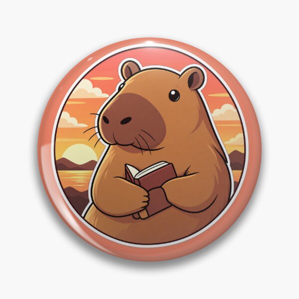 Item preview, Cute Capybara Reading a Book designed and sold by Hari Arts.