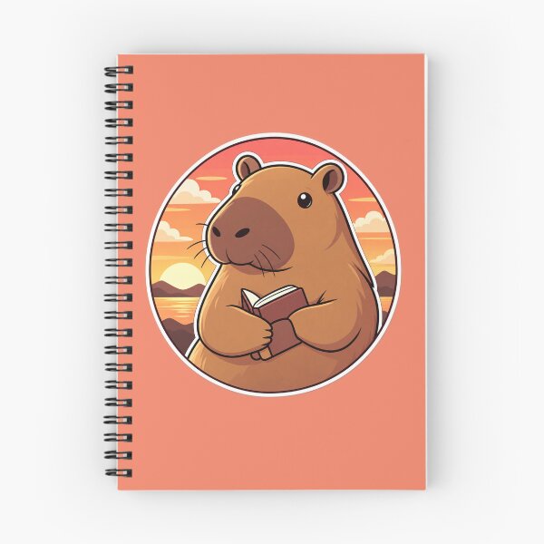 Item preview, Cute Capybara Reading a Book designed and sold by Hari Arts.