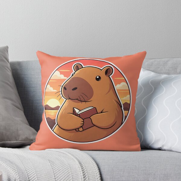 Item preview, Cute Capybara Reading a Book designed and sold by Hari Arts.