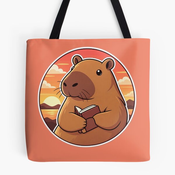 Item preview, Cute Capybara Reading a Book designed and sold by Hari Arts.