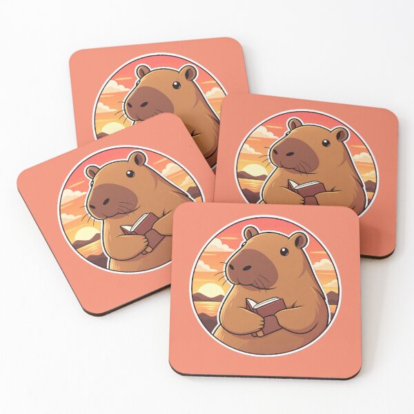 Item preview, Cute Capybara Reading a Book designed and sold by Hari Arts.
