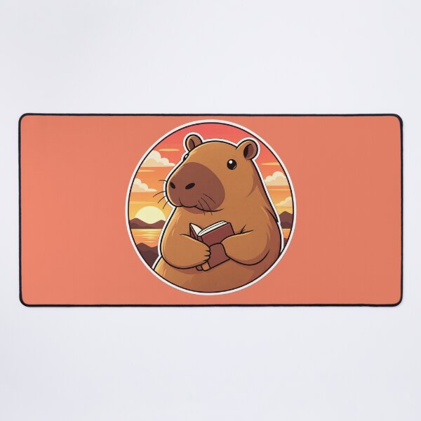 Item preview, Cute Capybara Reading a Book designed and sold by Hari Arts.
