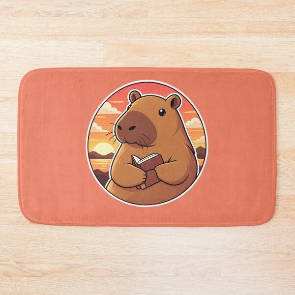 Item preview, Cute Capybara Reading a Book designed and sold by Hari Arts.