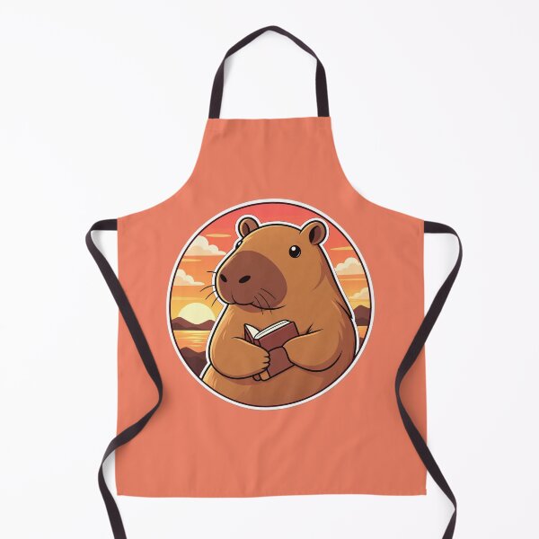 Item preview, Cute Capybara Reading a Book designed and sold by Hari Arts.