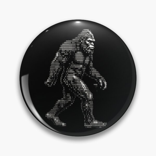 Item preview, Funny Ascii Bigfoot Sasquatch Cryptid Hunter designed and sold by d247.