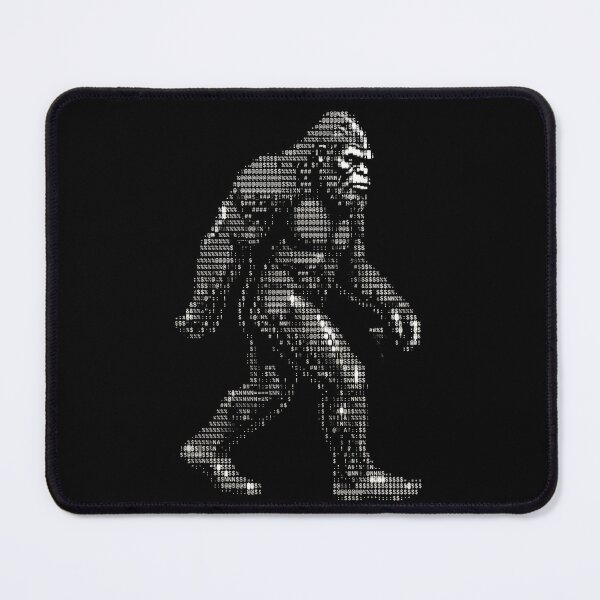 Item preview, Funny Ascii Bigfoot Sasquatch Cryptid Hunter designed and sold by d247.