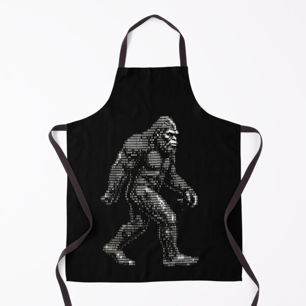 Item preview, Funny Ascii Bigfoot Sasquatch Cryptid Hunter designed and sold by d247.