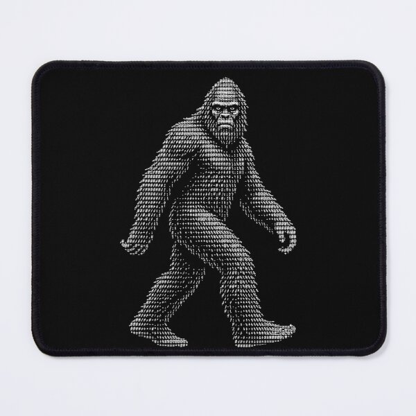Item preview, Ascii Bigfoot Sasquatch Cryptid Hunter designed and sold by d247.