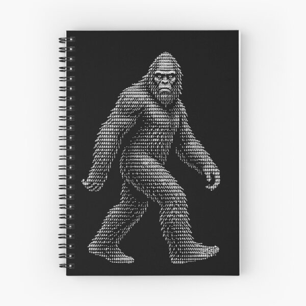Item preview, Ascii Bigfoot Sasquatch Cryptid Hunter designed and sold by d247.
