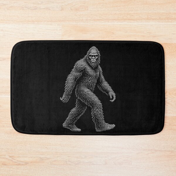 Item preview, Ascii Bigfoot Sasquatch Cryptid Hunter designed and sold by d247.