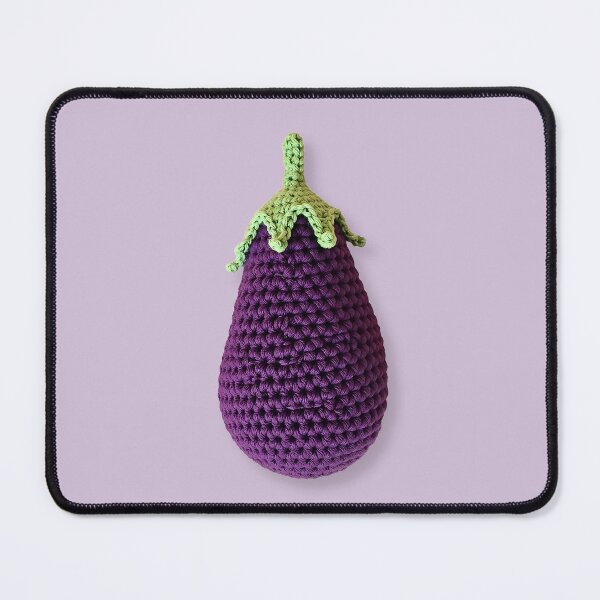 Item preview, Crochet Eggplant designed and sold by TackyTime.