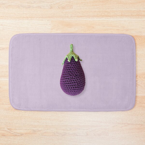 Item preview, Crochet Eggplant designed and sold by TackyTime.