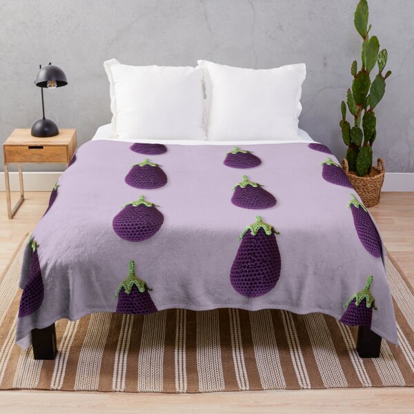 Item preview, Crochet Eggplant designed and sold by TackyTime.