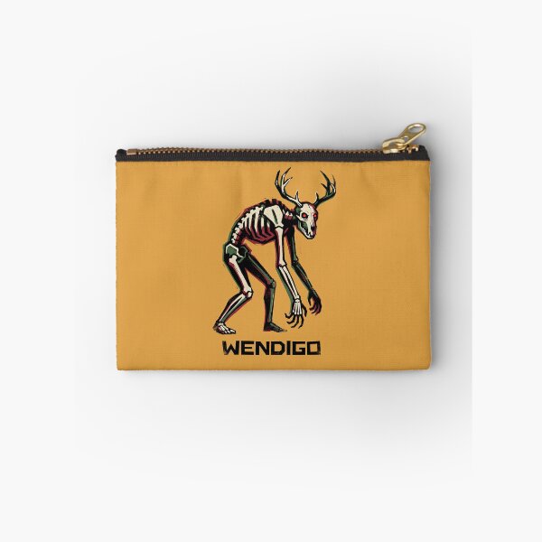 Item preview, Wendigo Skeleton Cryptid Deer Skull Forest Monster Graphic designed and sold by KiwiRider.