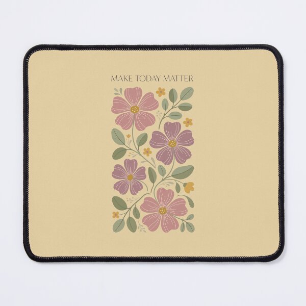 Item preview, Make Today Matter Floral Botanical Folk Art Vintage Quote designed and sold by Indraokta22.